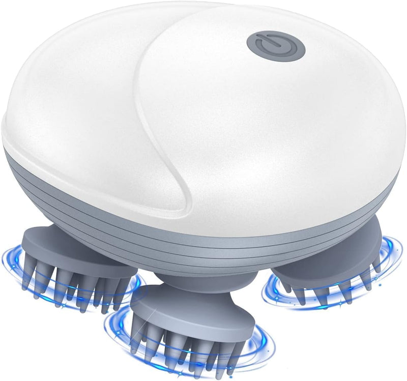 Electric Scalp Massager, Portable Rechargeable Head Scratcher